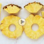 چگونه آناناس را حلقه ای برش بزنیم؟